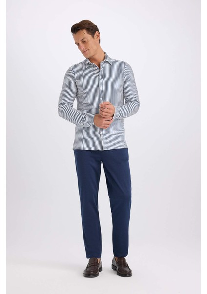 Jogger Düz Paça Her Yöne Esneyen Yazlık Kumaş Pantolon T6317AZ25SP