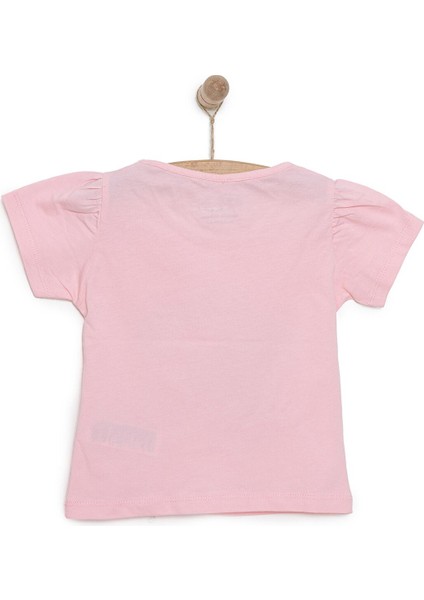 Basic Kız Dondurma Partisi Baskılı T-Shirt Kız Bebek