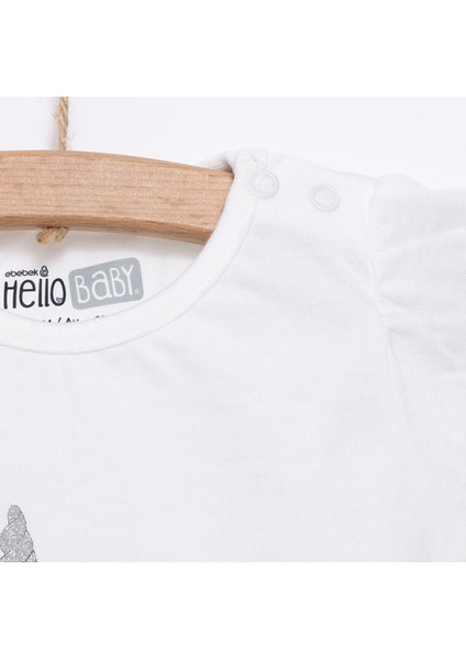 Basic Kız Balina Baskılı T-Shirt Kız Bebek fiyatları