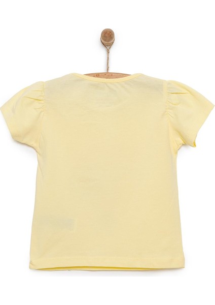Basic Kız Tatlı Kek Baskılı T-Shirt Kız Bebek