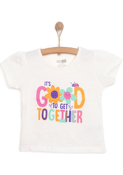 Basic Kız Flamingo Baskılı T-Shirt Kız Bebek