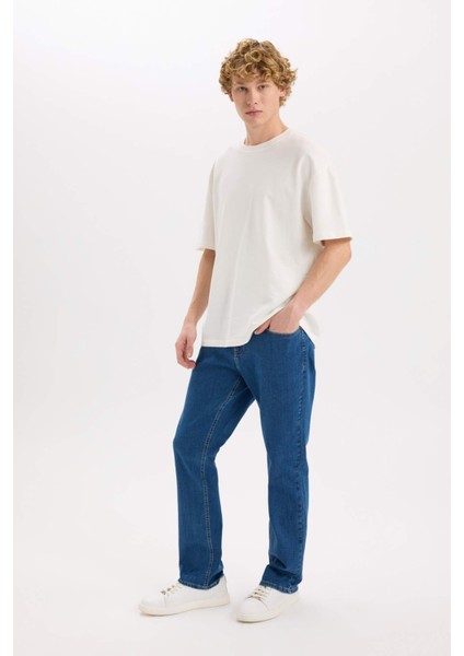 Diago Comfort Fit Rahat Kalıp Yüksek Bel Geniş Paça Jean Pantolon E3324AX25SP fırsatları