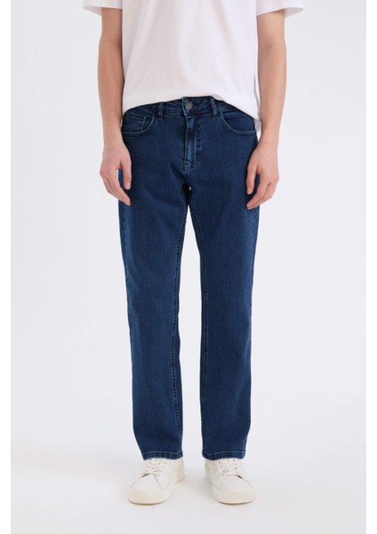 Sergio Regular Fit Normal Kalıp Normal Bel Boru Paça Jean Pantolon E3311AX25SP