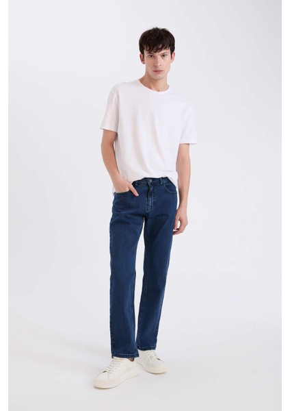 Sergio Regular Fit Normal Kalıp Normal Bel Boru Paça Jean Pantolon E3311AX25SP