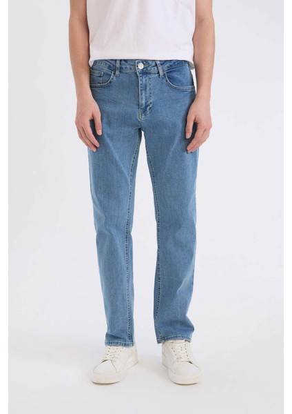 Sergio Regular Fit Normal Kalıp Normal Bel Boru Paça Jean Pantolon E3322AX25SP
