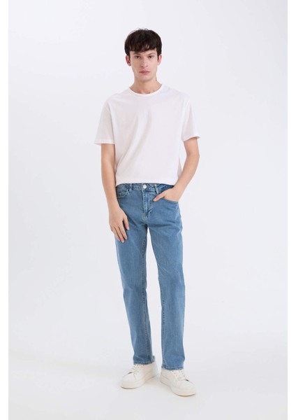 Sergio Regular Fit Normal Kalıp Normal Bel Boru Paça Jean Pantolon E3322AX25SP