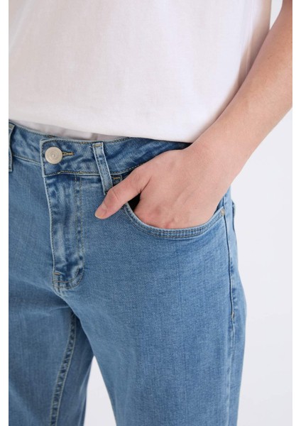 Sergio Regular Fit Normal Kalıp Normal Bel Boru Paça Jean Pantolon E3322AX25SP