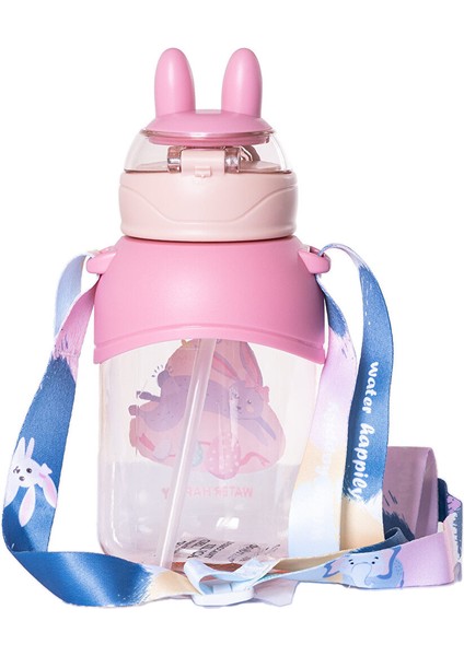 Pipetli Su Matarası 650 ml Pembe modelleri