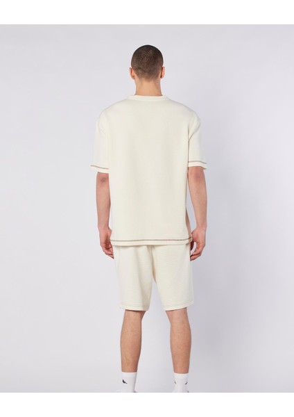 Pronton Short Erkek Beyaz Regular Fit Şort