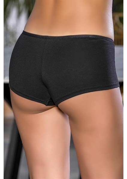 Pamuklu Boxer Külot Siyah (BRF2963)