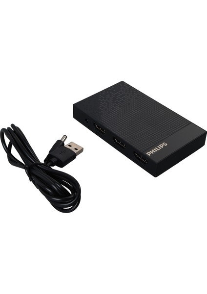 Phılıps SWV9023B/93 4K HDMI Splitter 1 Giriş - 4 Çıkış Ultra Hd Görüntü Dağıtıcı (4738)