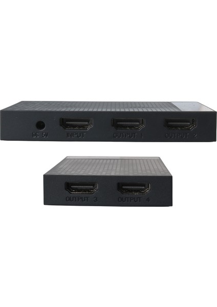 Phılıps SWV9023B/93 4K HDMI Splitter 1 Giriş - 4 Çıkış Ultra Hd Görüntü Dağıtıcı (4738)
