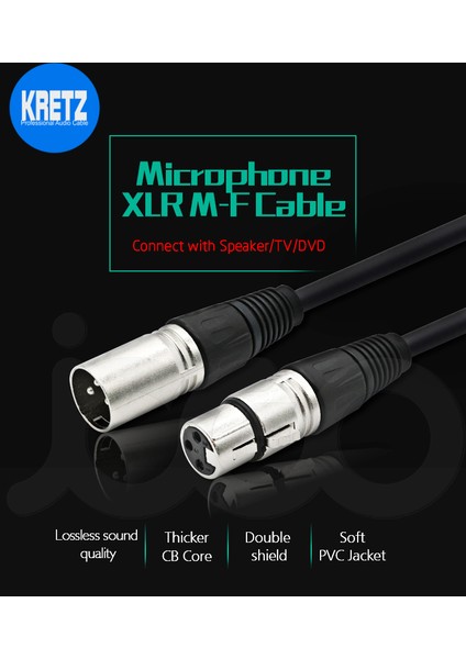 Mikrofon Kablosu Xlr-Xlr 13 Metre