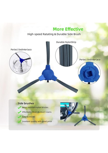 Eufy Robovac 11s, 12, 15t, 15c, 25c, 30, 30c Robot Süpürge Ana Yan Fırça Hepa Filtre Yedek Parçaları (Yurt Dışından)