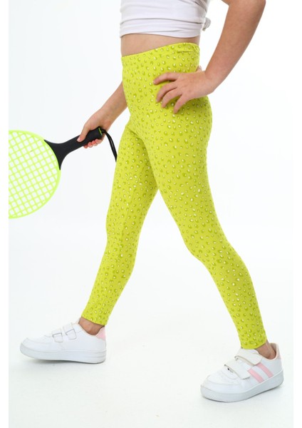 Kız Çocuk Baskılı Tayt