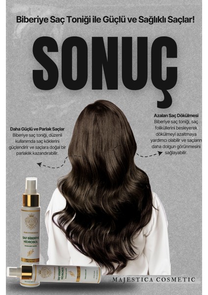 Saf Biberiye Suyu Saç Bakımı Toniği Besleyici Etki Tüm Cilt Tipleri İçin 100 ml modelleri