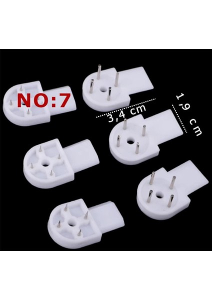 Kolay Çivi - Tablo Duvar Çivisi - Çivili Askı - No: 7 - Paket İçeriği 6 Adet - Timsah Askı İçin