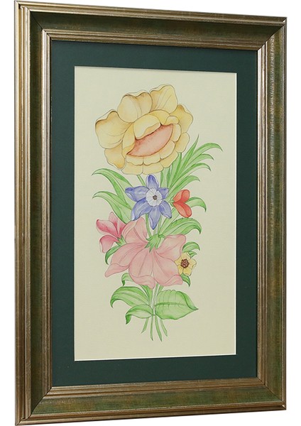 El Işçiliği Suluboya Tablo 42 x 57 cm - 6202
