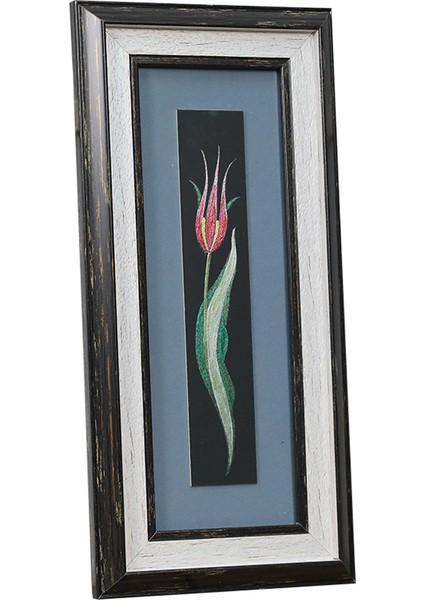 El Işçiliği Suluboya Tablo 16 x 33 cm - 6208