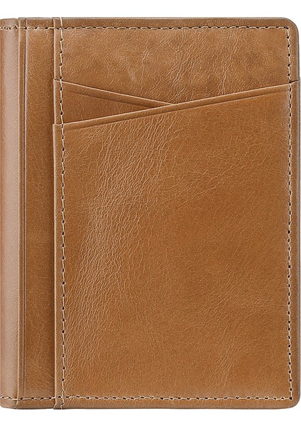 Erkekler Çok Fonksiyonlu Kraft Kart Çoklu Kart Cüzdanı (Yurt Dışından)