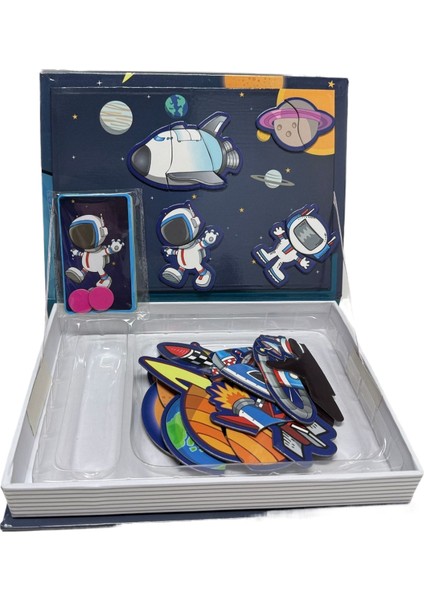 Çocuklar Için Erken Eğitim Oyuncakları Bulmaca Manyetik Puzzle Kitabı (Yurt Dışından)