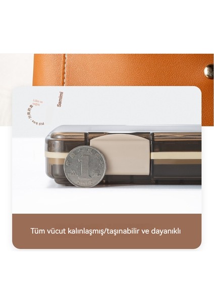 28 Izgara Taşınabilir ve Paketlenebilir Hap Kutusu (Yurt Dışından)
