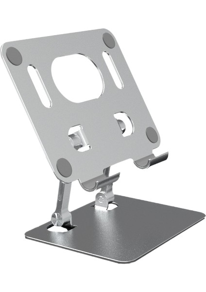 Tablet Standı 360° Kaldırma Döndürme Katlanır Taşınabilir Yükseltme Metal Stand (Yurt Dışından)