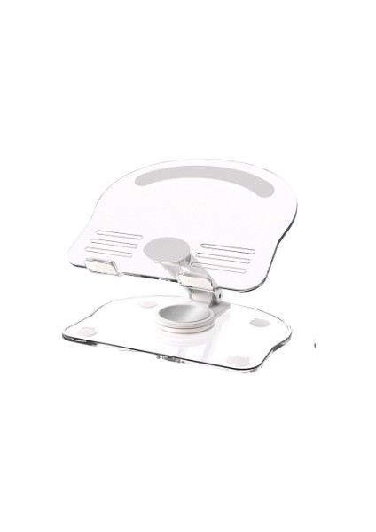 Tablet Standı 360° Kaldırma Döndürme Katlanır Taşınabilir Yükseltme Metal Stand (Yurt Dışından)