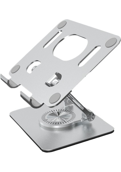 Tablet Standı 360° Kaldırma Döndürme Katlanır Taşınabilir Yükseltme Metal Stand (Yurt Dışından)