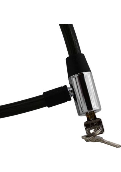 Bisiklet Kilidi 80 cm Halat Zincir Kilit Motosiklet Çelik Kilit Çap 14 Ø Hırsız Önleme Güvenlik