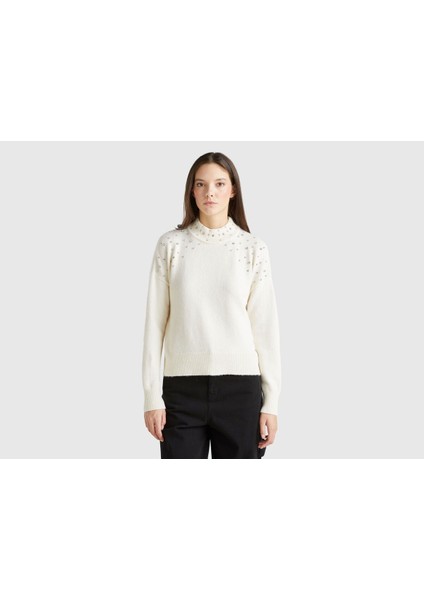 Kadın / Kız Krem Kazak (Model Kodu: 124A1QCSD203M ) fiyatları