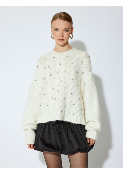 Kadın / Kız Ekru Kazak (Model Kodu: 5WAK90626HT010 ) modelleri