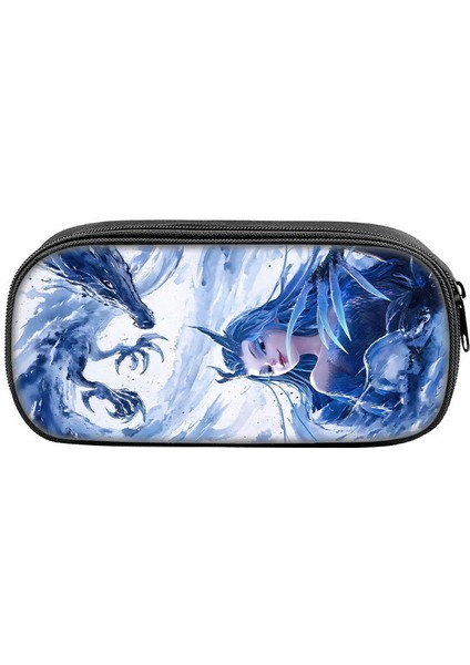 Ne Zha 2 Magic Perili Deniz Baskılı Kırtasiye Kalem Çantası Öğrenciler ve Çocuklar Için Kalem Kutusu (Yurt Dışından)