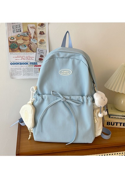Sevimli Kızlar Küçük Taze Okul Çantası Kız Kampüs Kız Üniversite Öğrencileri Omuz Çantası Seyahat Sırt Çantaları (Yurt Dışından)