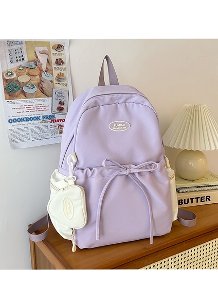 Sevimli Kızlar Küçük Taze Okul Çantası Kız Kampüs Kız Üniversite Öğrencileri Omuz Çantası Seyahat Sırt Çantaları (Yurt Dışından)