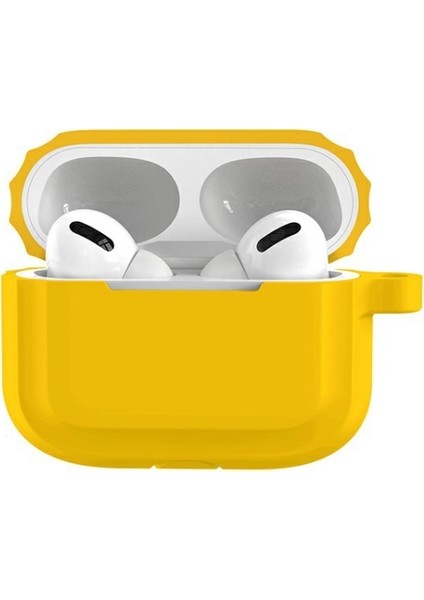 Airpods Pro Için Pro (Sarı) Kulaklık Yumuşak Silikon Kılıf (Sarı) (Yurt Dışından)
