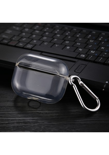 Airpods Pro Tpu Için Pro Için Şeffaf Tpu Kulaklık Kılıfı (Yurt Dışından)