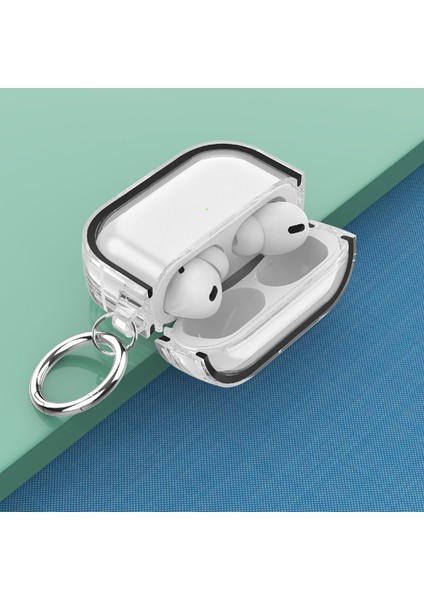 Airpods Pro Için Pc+Tpu Kablosuz Kulaklık Kılıfı (Yurt Dışından)