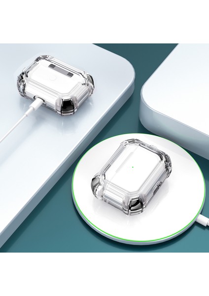 Airpods Pro Için Çift Renkli Pc Koruyucu Kılıf (Yurt Dışından)