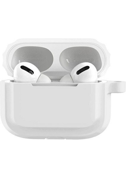 Airpods Pro Için Pro (Beyaz) Kulaklık Yumuşak Silikon Kılıf (Beyaz) (Yurt Dışından)
