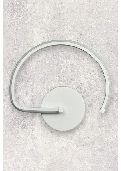 Gigi Aplik Modern Tasarım Beyaz Renk - Gün Işığı Ledli Banyo - Mutfak - Salon LED Duvar Aplik modelleri