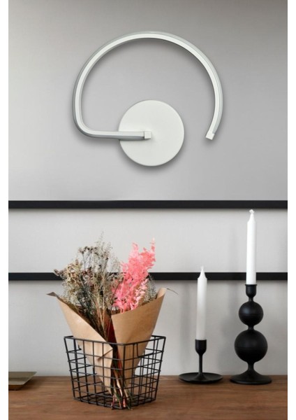 Gigi Aplik Modern Tasarım Beyaz Renk - Gün Işığı Ledli Banyo - Mutfak - Salon LED Duvar Aplik fırsatları