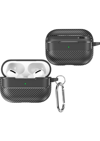 Airpods Pro Için Karbon Fiber Kulaklık Kılıfı (Yurt Dışından)