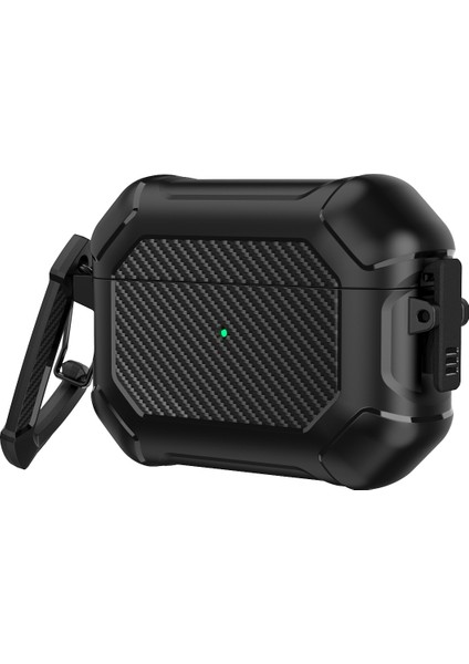 Airpods Pro Için Tpu+Pc Kulaklık Koruyucu Kapak (Yurt Dışından)