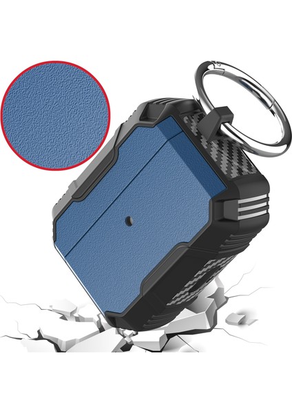 Airpods Pro Için Tpu + Pc Darbeye Dayanıklı Kılıf (Yurt Dışından)