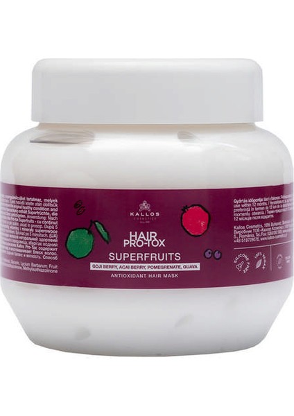 Hair Pro-Tox Superfruits Saç Bakım Maskesi 275 ml 11