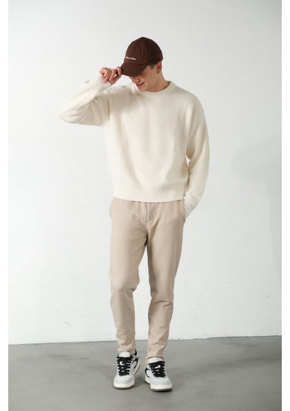 Rahat Kesim, Bağcıklı, Esnek, Lastikli, Filet Cepli, Petek, Pike Erkek Örme Pantolon @barletta