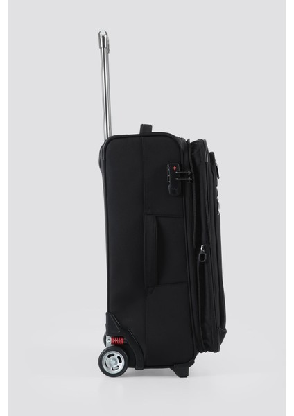 2 Tekerleki Kaliteli Kumaş Büyük Boy Valiz CCS-710 Siyah