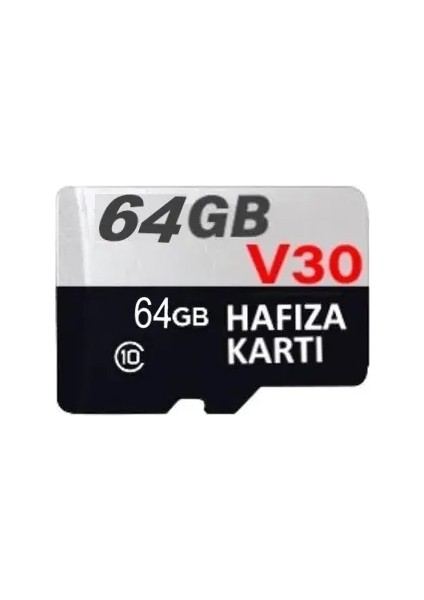 SM64 Sprange 64 GB U3 Hafıza Kartı Faster Transfer Speed Class 10 4K Video Kayıt (V30)