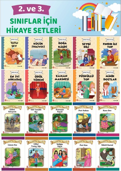 2.ve 3.sınıflar Için 20 Li Hikaye Seti 2 (48-64 Sayfa)